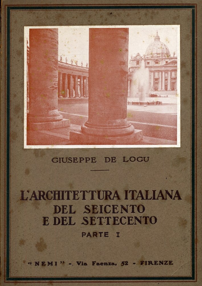 L'architettura italiana del seicento e del settecento | Immagine principale