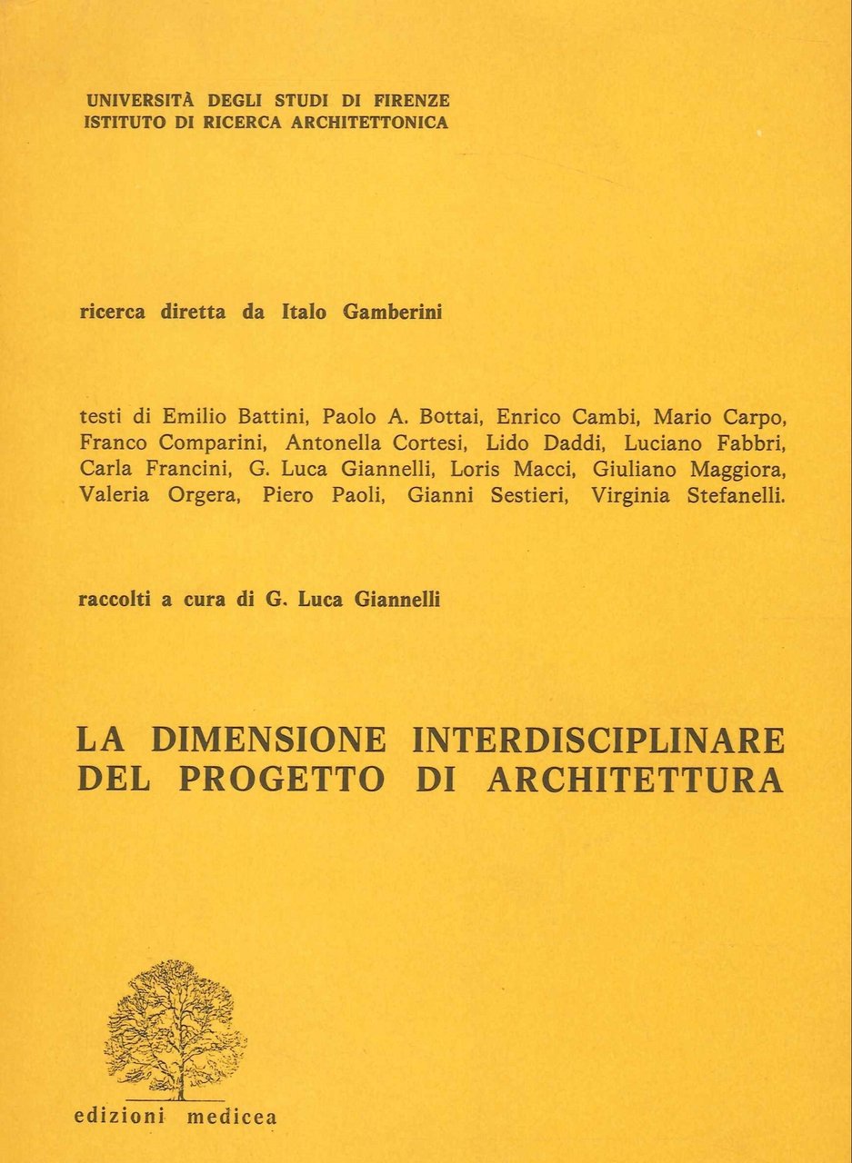 La dimensione interdisciplinare del progetto di architettura