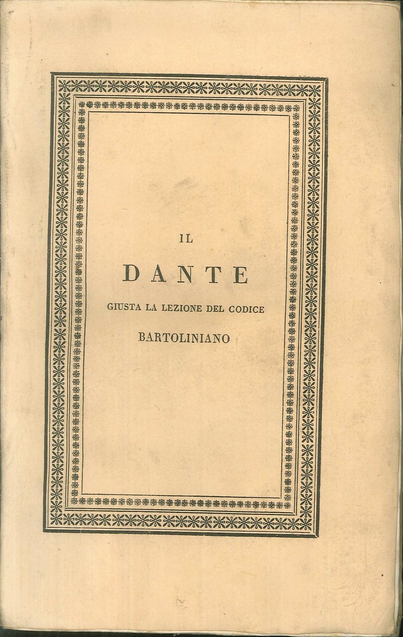 La Divina Commedia di Dante Alighieri Giusta la Lezione del …