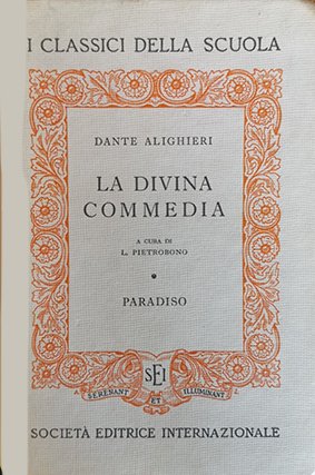 La Divina Commedia. Paradiso