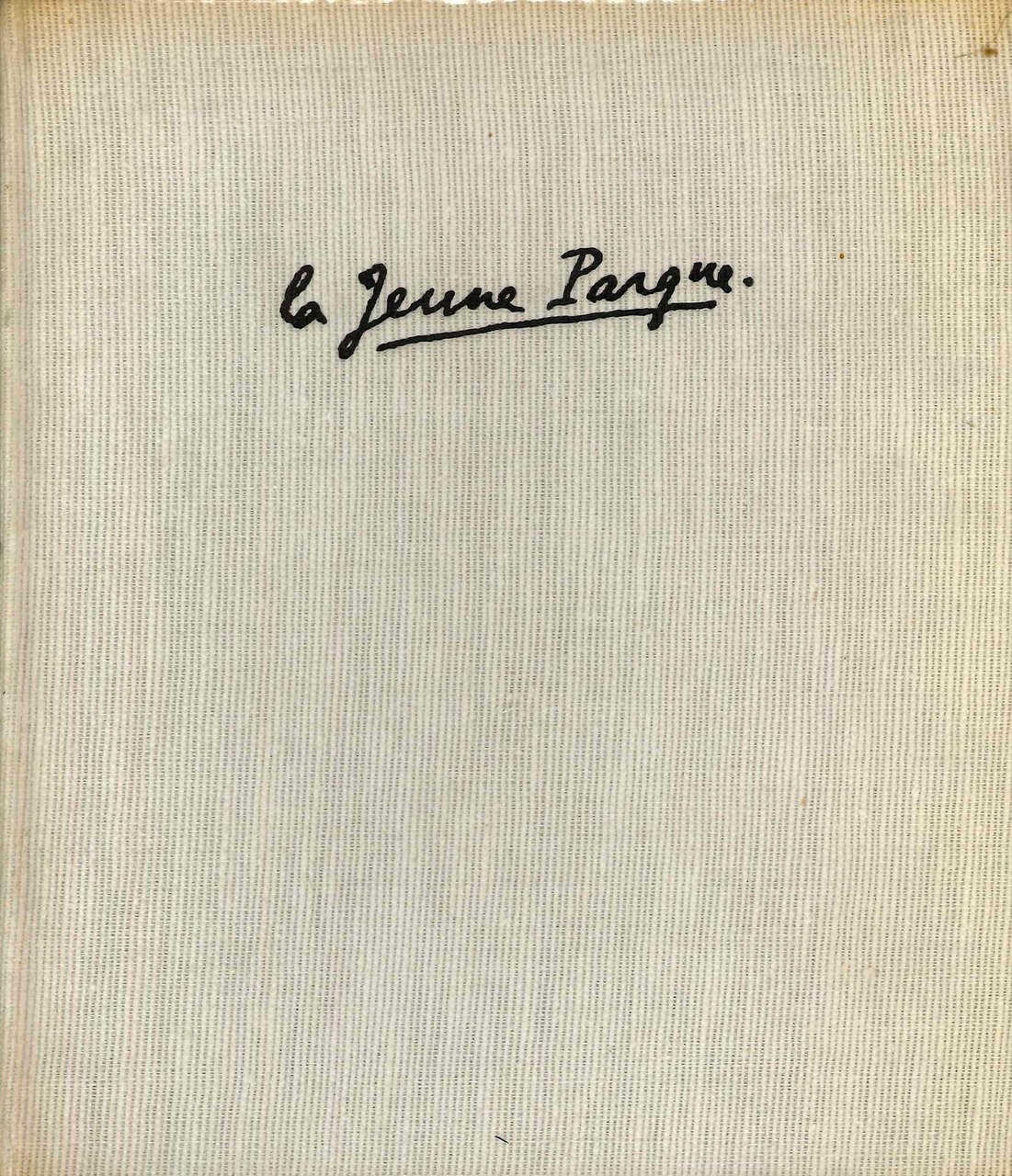 La Jeune Parque | Immagine principale