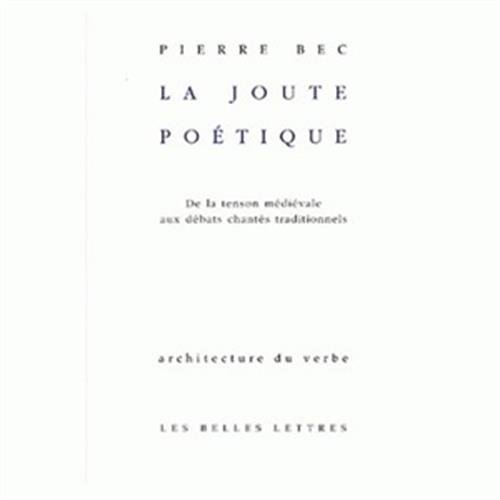 La Joute Poetique: De la Tenson Medievale Aux Debats Chantes … | Immagine principale