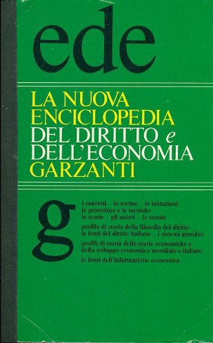 La nuova enciclopedia del diritto e dell'economia Garzanti