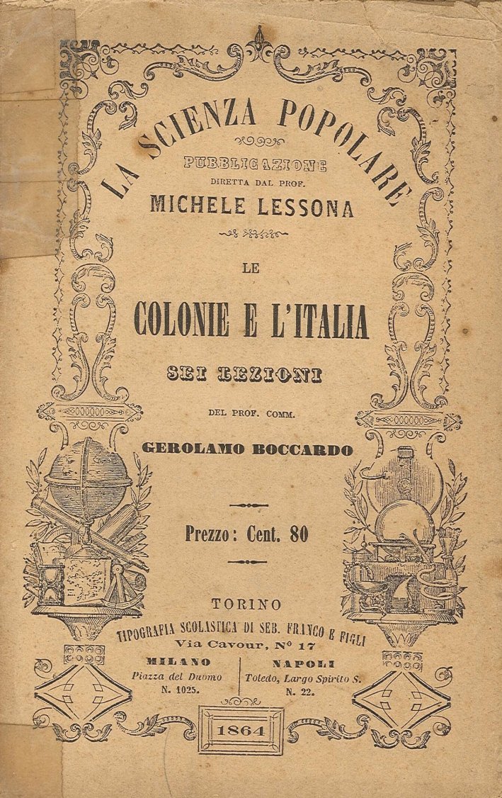 Le Colonie e l'Italia. Sei Lezioni | Immagine principale