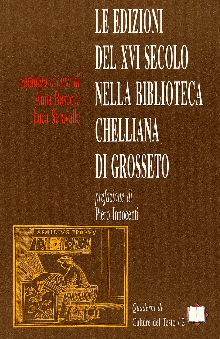 Le Edizioni del XVI Secolo nella Biblioteca Chelliana di Grosseto | Immagine principale