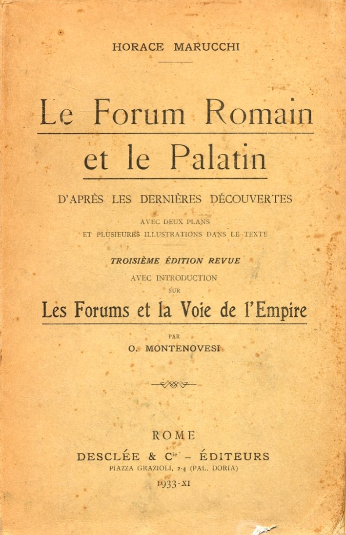 Le Forum Romain et le Palatin. D'Après les dernières découvertes. … | Immagine principale