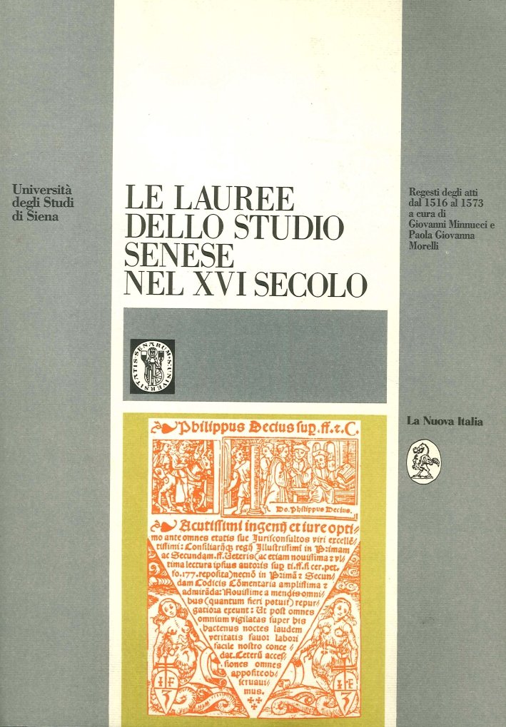 Le Lauree dello Studio Senese nel XVI Secolo | Immagine principale