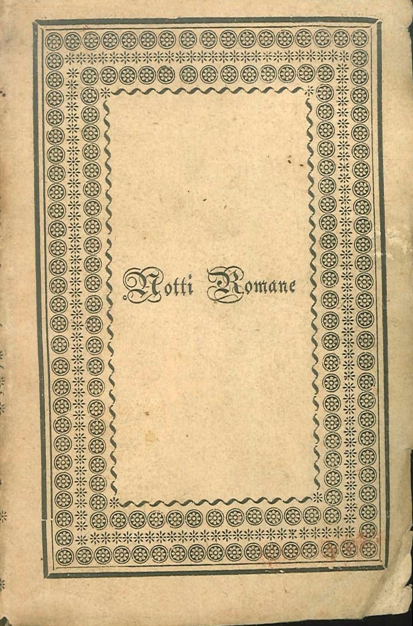 Le notti romane del conte Alessandro Verri