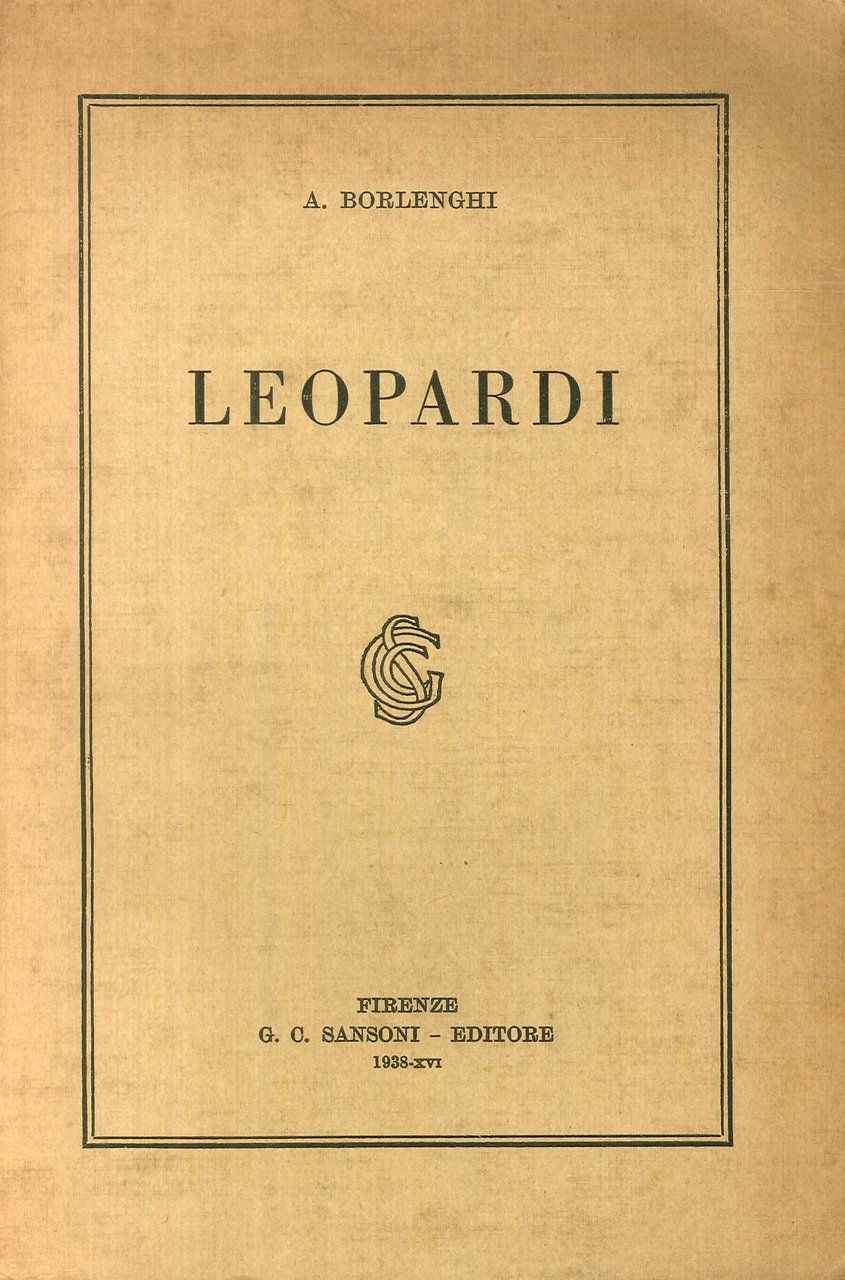 Leopardi | Immagine principale