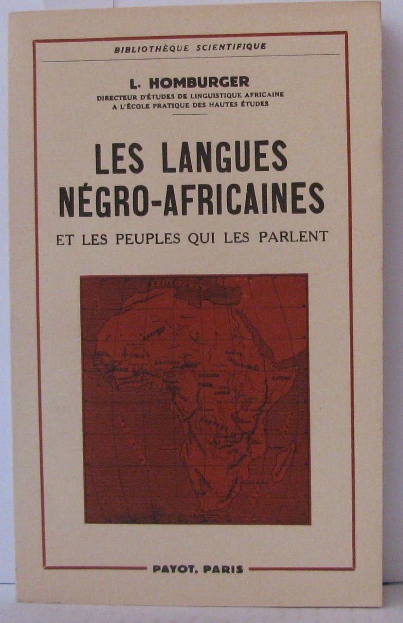 Les langues négro-africaines et les peuples qui les parlent. | Immagine principale