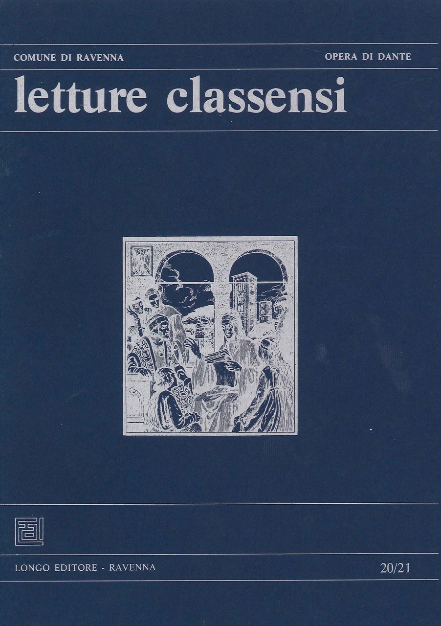 Letture Classensi. Vol. 20/21 | Immagine principale