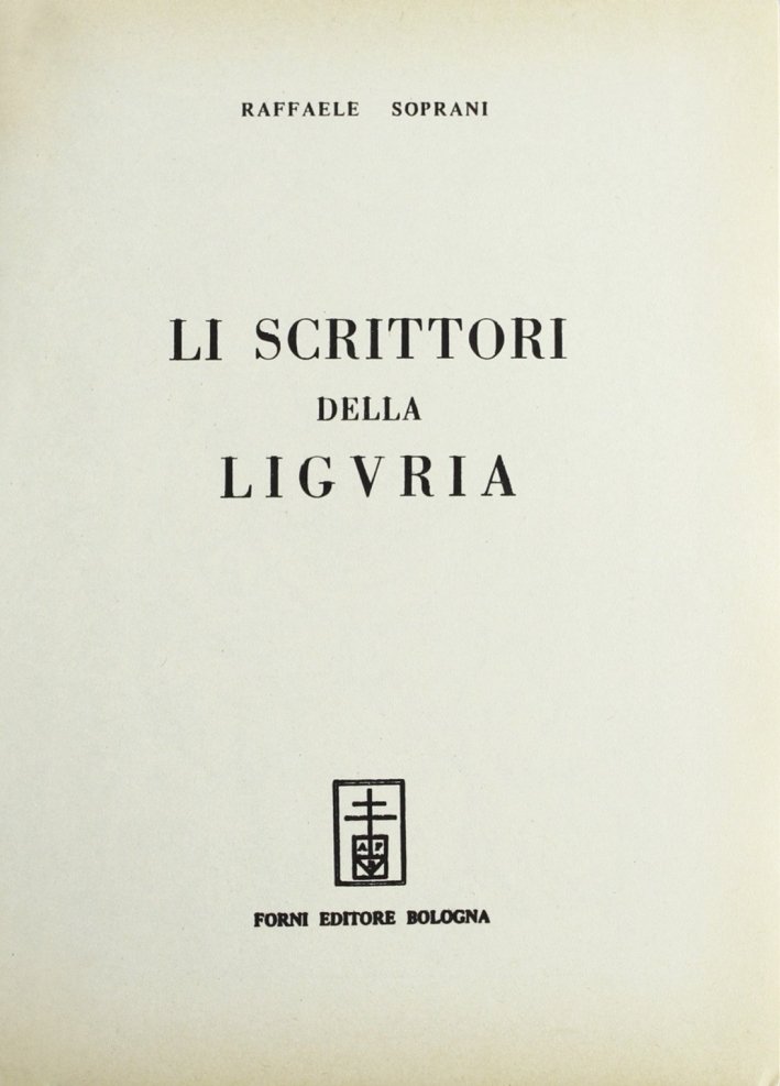Li scrittori della Liguria