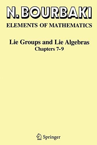 Lie Groups and Lie Algebras: Chapters 7-9