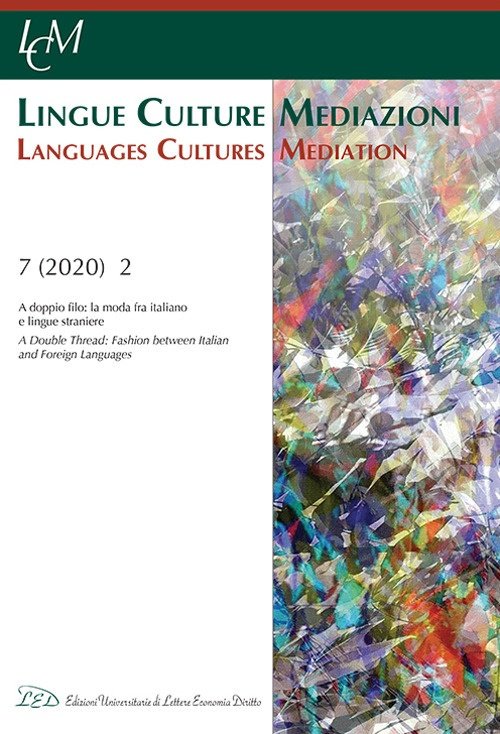 Lingue culture mediazioni (LCM Journal) (2020). Vol. 2: A doppio … | Immagine principale
