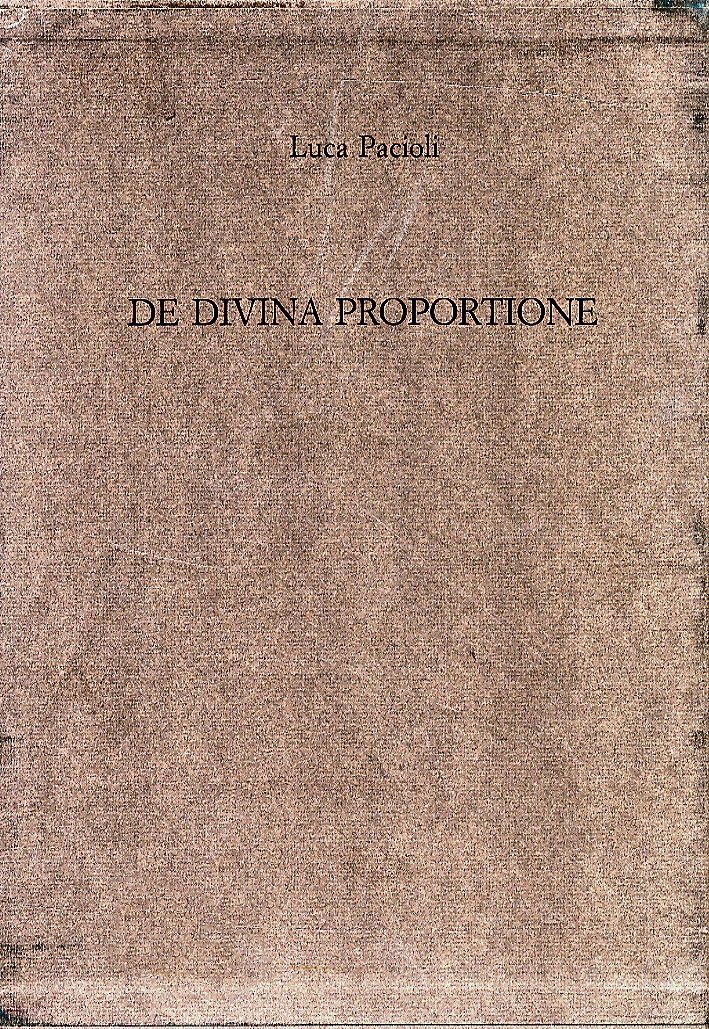 Luca Pacioli. De Divina Proportione
