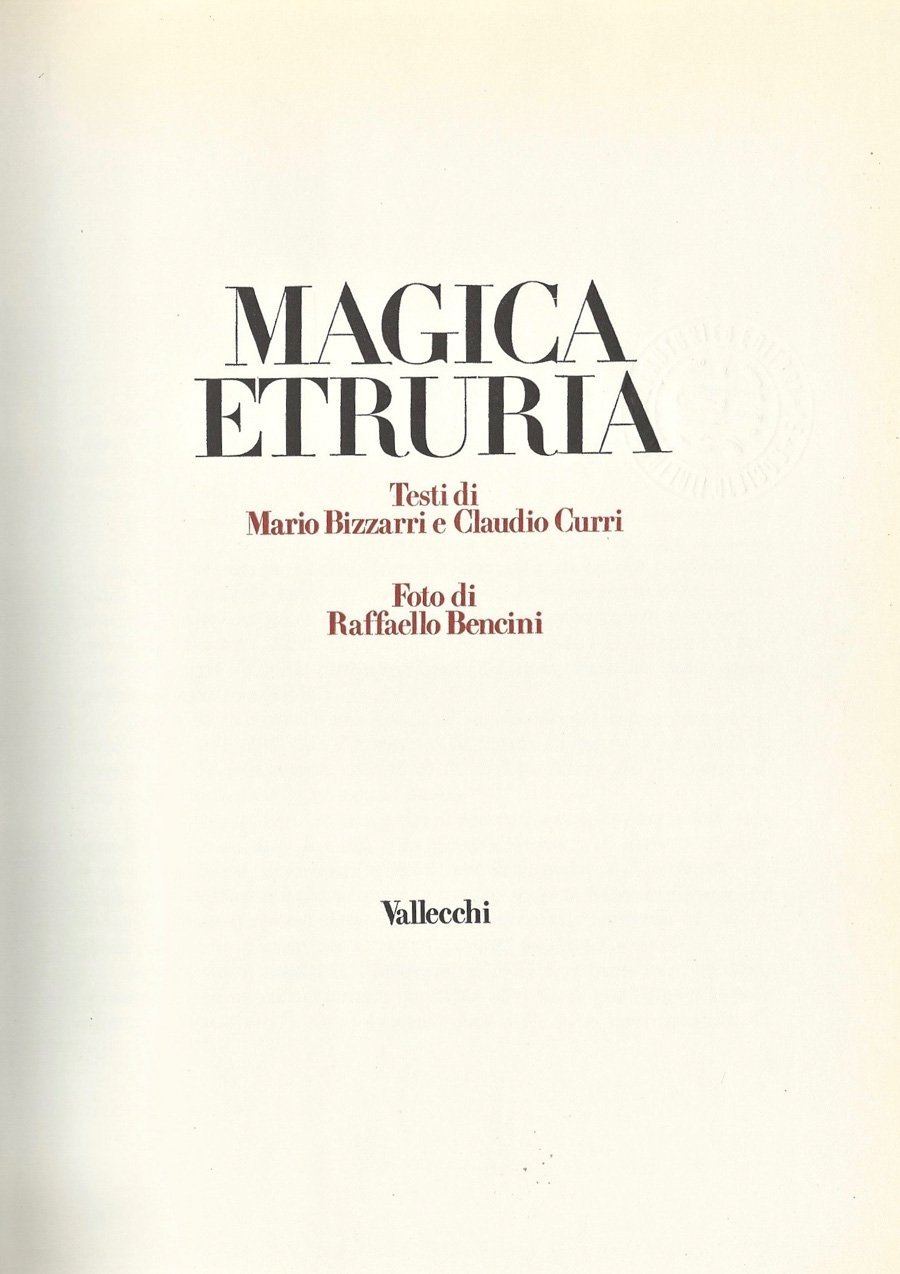 Magica Etruria. | Immagine principale
