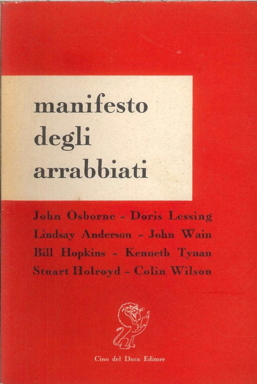 Manifesto degli arrabbiati. John Osborne - Doris Lessing - Lindsay … | Immagine principale