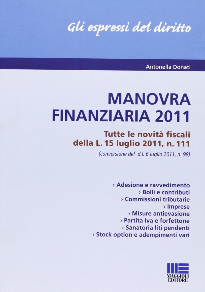 Manovra finanziaria 2011