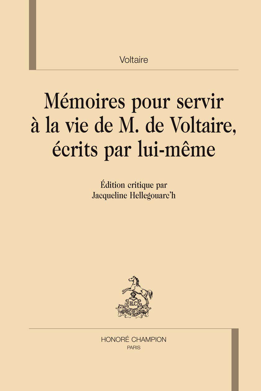 Mémoires Pour Servir À la Vie De Monsieur De Voltaire, … | Immagine principale