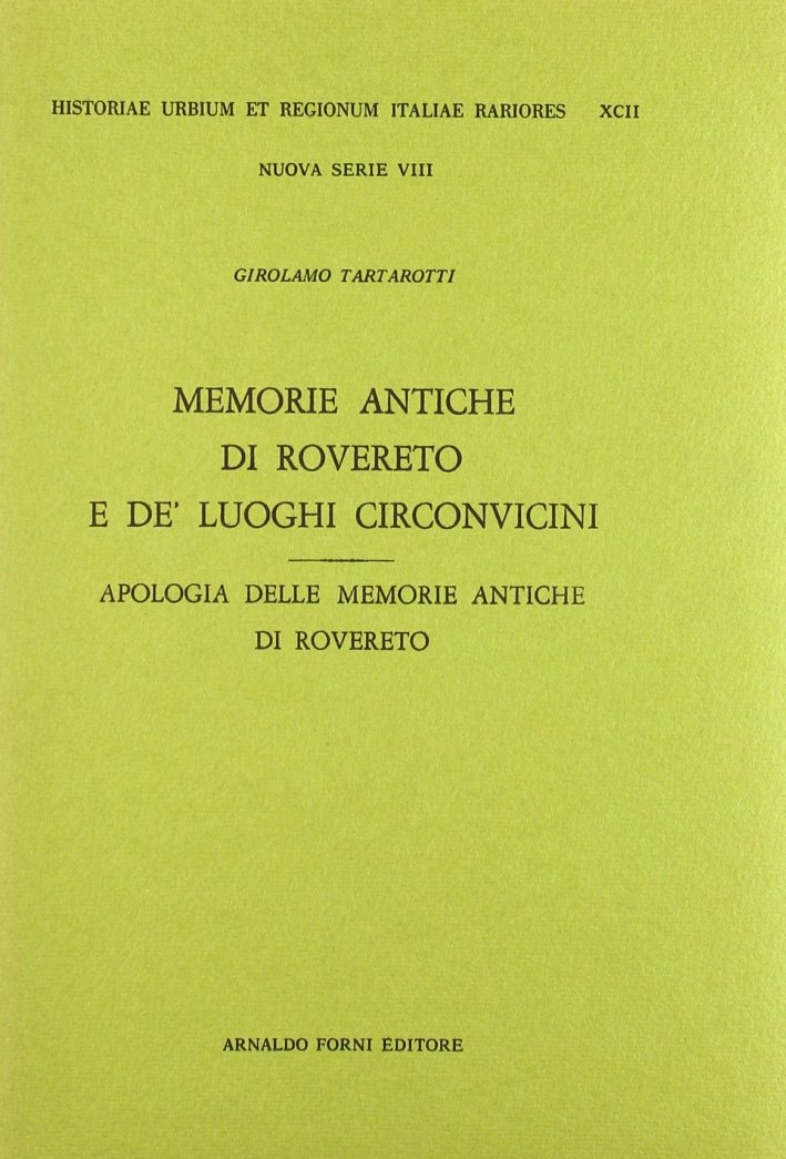 Memorie Antiche di Rovereto