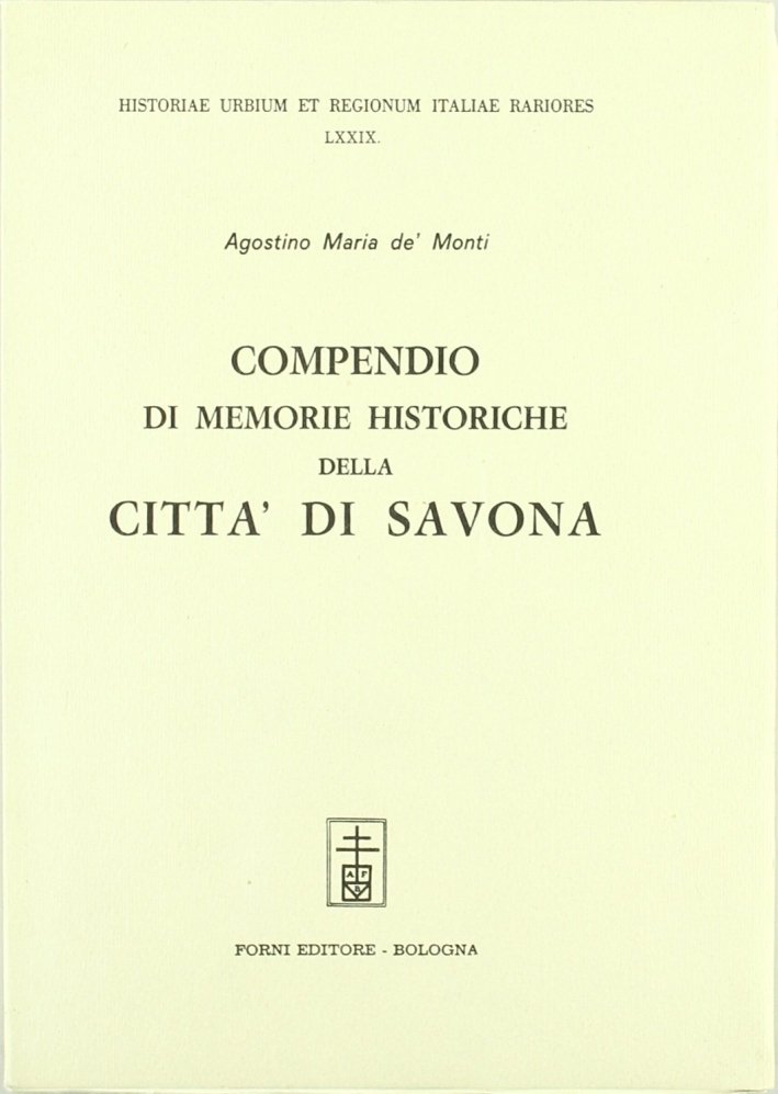 Memorie Historiche della Città di Savona | Immagine principale