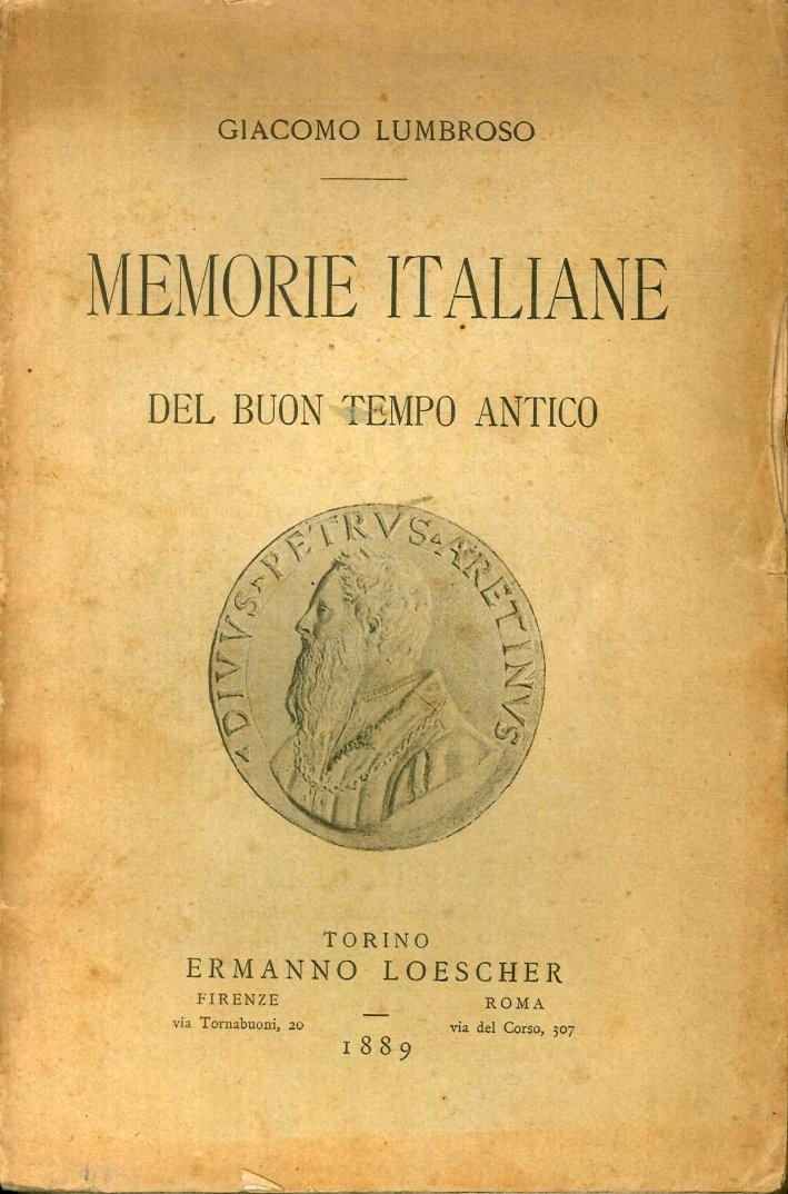 Memorie Italiane del Buon Tempo Antico | Immagine principale