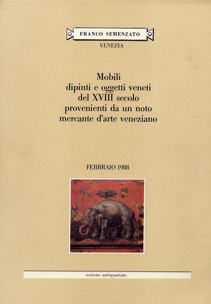 Mobili, dipinti e oggetti veneti del XVIII secolo provenienti da … | Immagine principale
