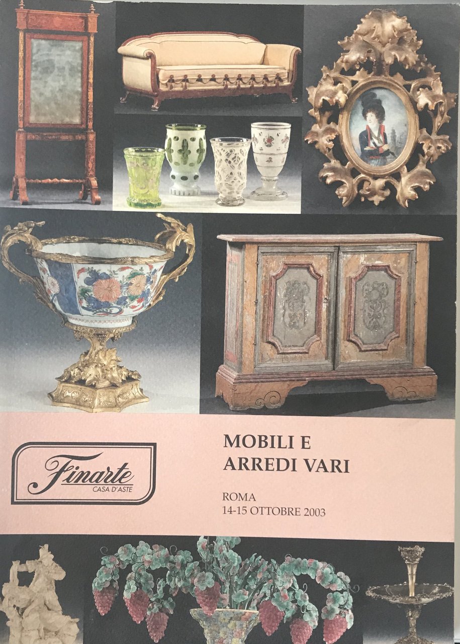 Mobili e arredi vari. Asta 1215. 14 - 15 ottobre …