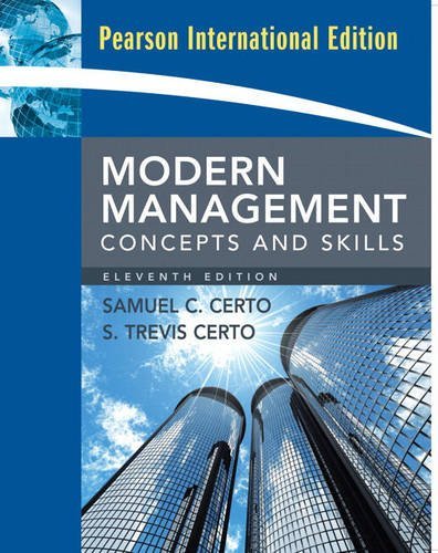 Modern Management: International Version and Mymanagementlab Access Card: Concepts and …