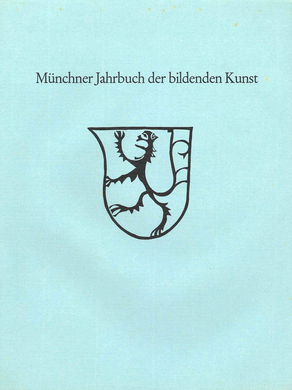 Münchner Jahrbuch Der Bildenden Kunst. Dritte Folge Band XXXV 1984, …