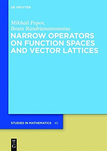 Narrow Operators on Function Spaces and Vector Lattices: 45