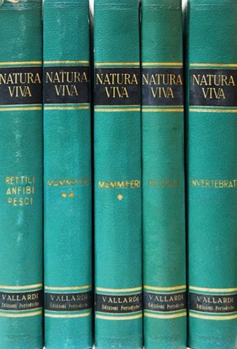 Natura viva. enciclopedia sistematica del regno animale. 5 volumi - …