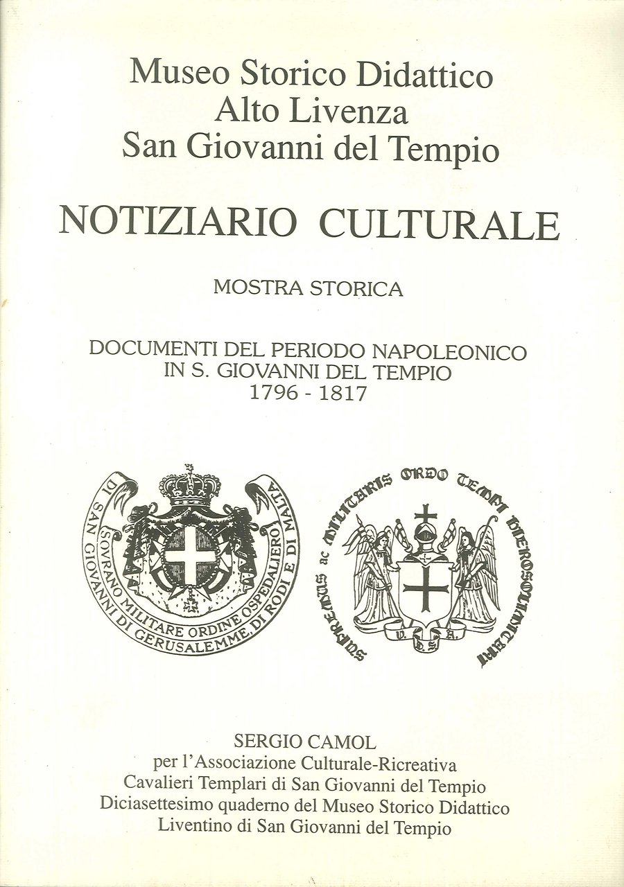 Notiziario Culturale. Mostra storica. Documenti del periodo napoleonico in S. …