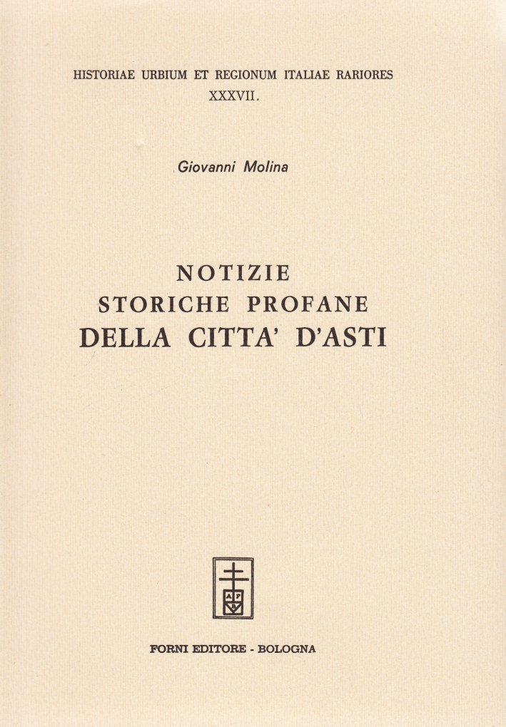 Notizie Storiche Profane della Città d'Asti | Immagine principale