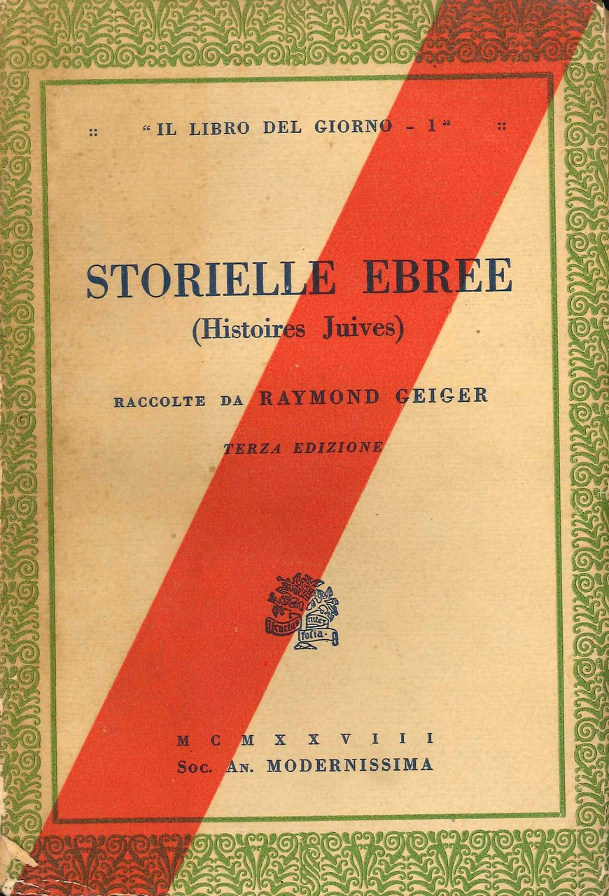 Nuove Storielle Ebree (Nouvelles Histoires Juives) Raccolte Da Raymond Geiger | Immagine principale