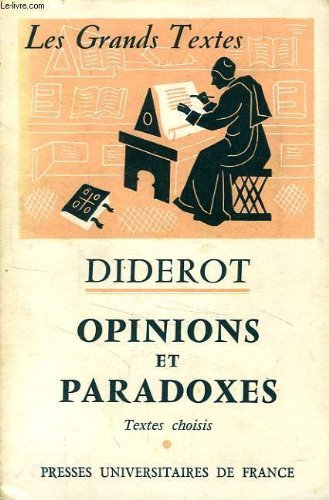 Opinions Et Paradoxes, Textes Choisis | Immagine principale