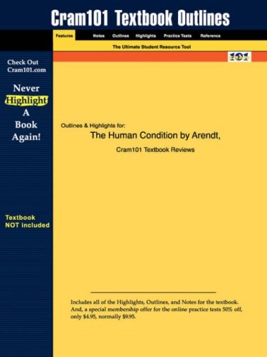 Outlines & Highlights For the Human Condition: Cram101 Testbook Outlines