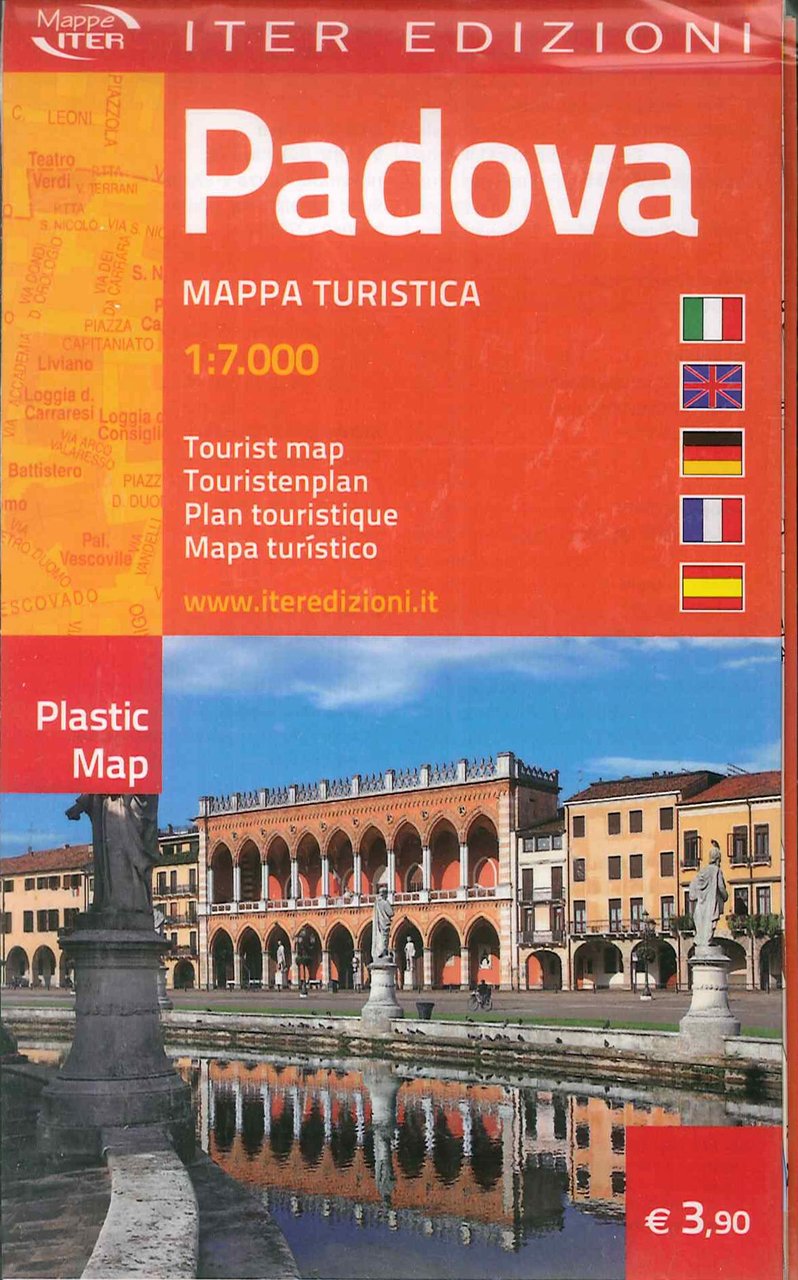 Padova. Mappa turistica 1:7.000. Tourist Map. Touristeplan. Plan Touristique. Mapa …