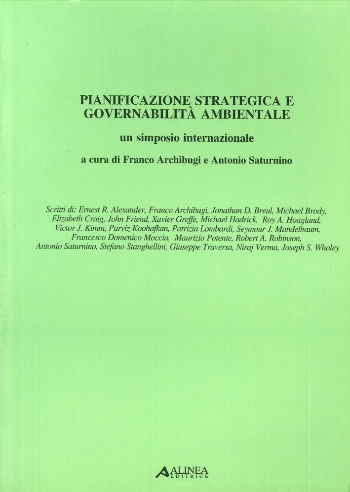 Pianificazione strategica e governabilità ambientale