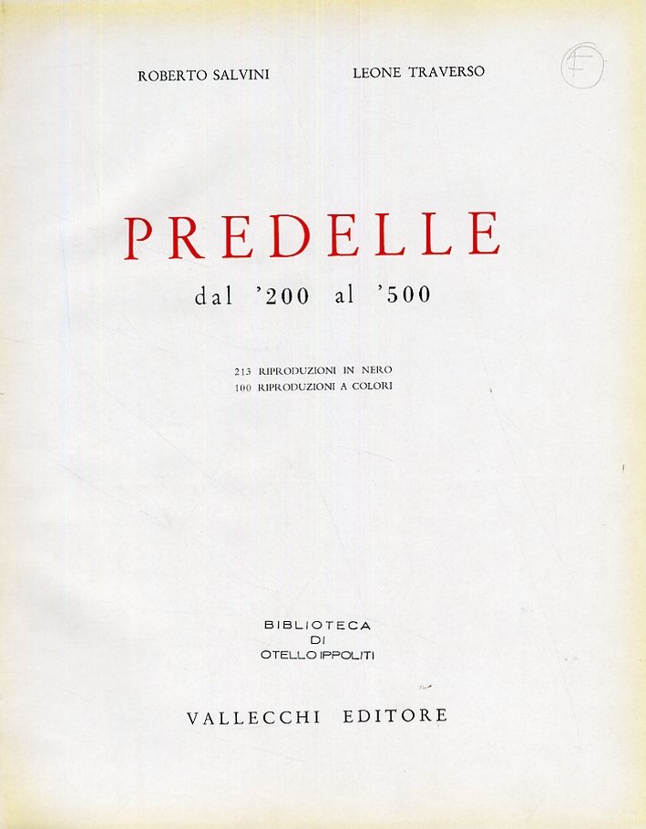 Predelle dal '200 al '500 | Immagine principale