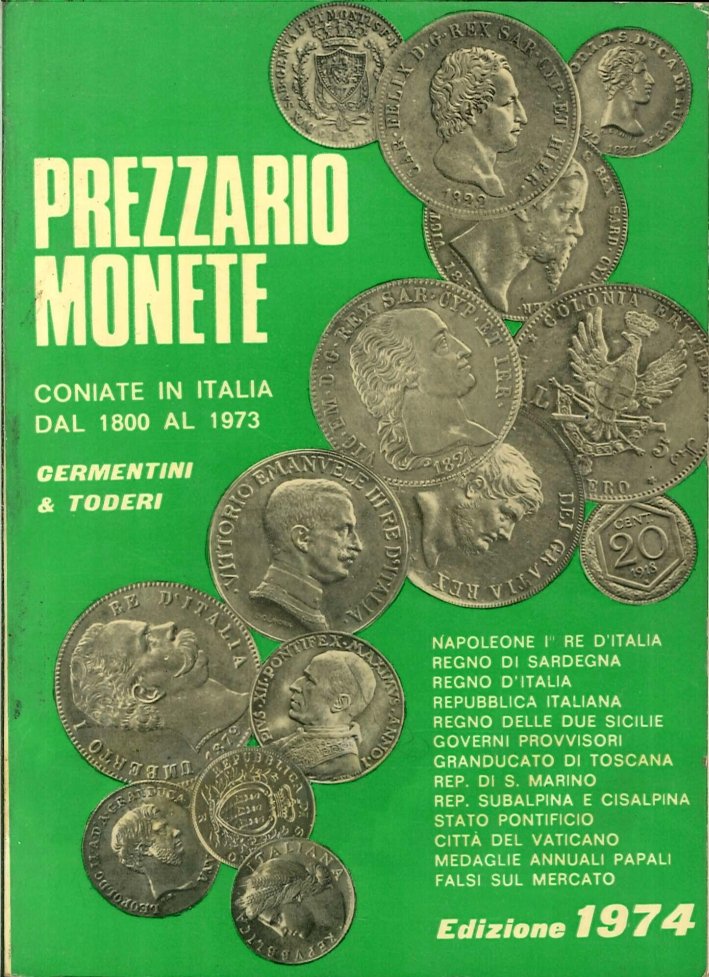 Prezzario Delle Monete Coniate in Italia Dal 1800 Al 1973 | Immagine principale