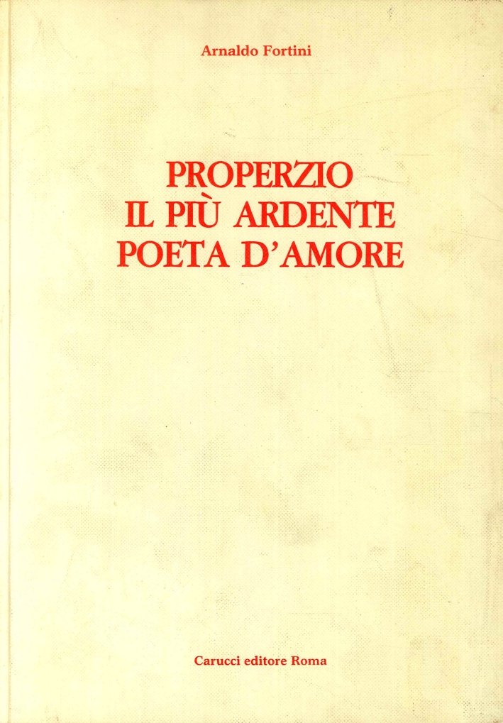 Properzio il più ardente poeta d'amore | Immagine principale
