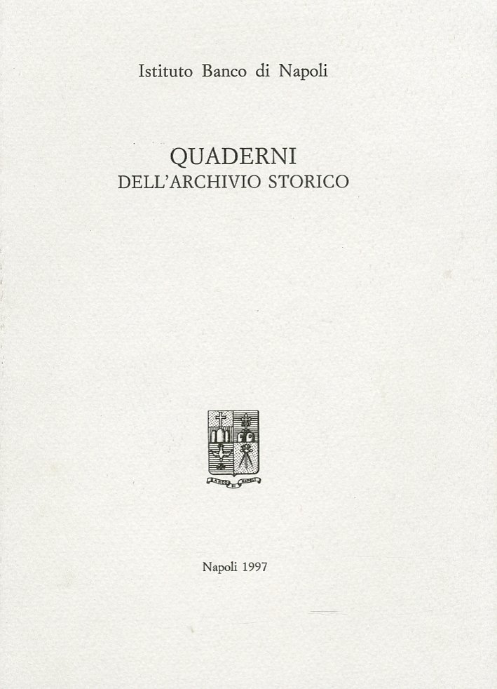 Quaderni dell'Archivio Storico