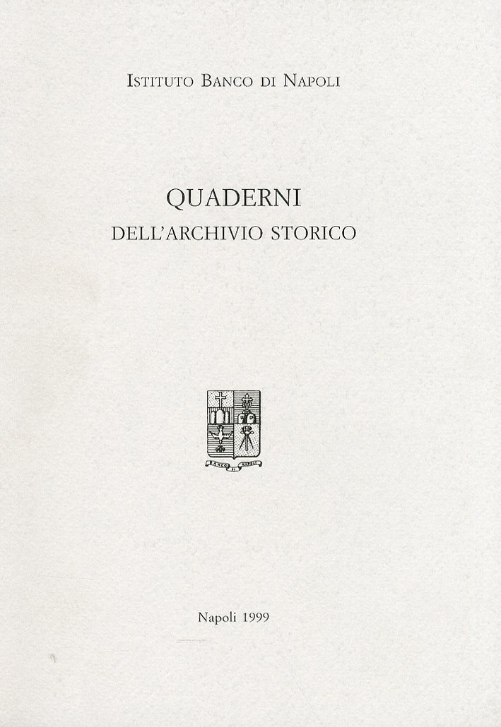 Quaderni dell'Archivio Storico