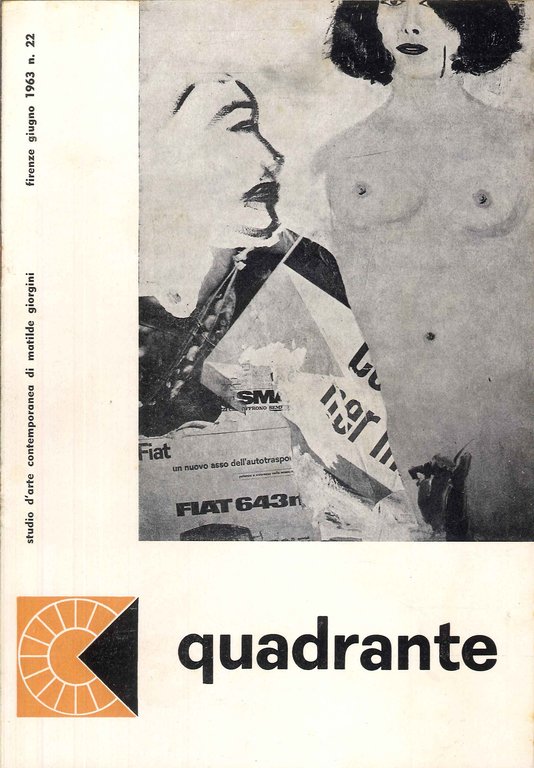 Quadrante, studio d'arte contemporanea di Matilde Giorgini. 22. Giugno 1963. Alberto Moretti