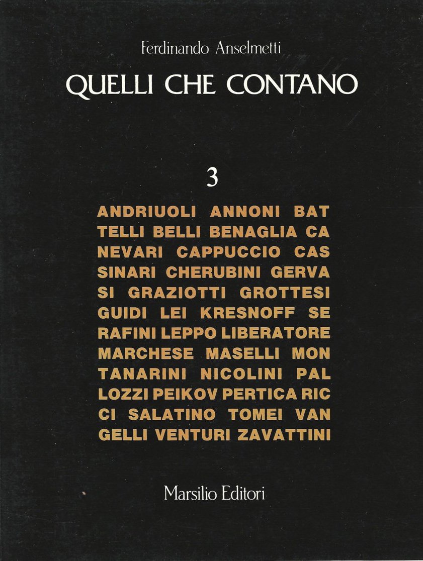 Quelli che contano. Vol. 3