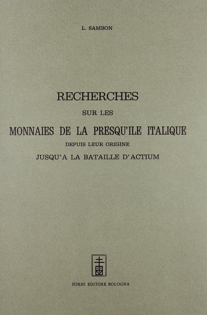 Recherches Sur les Monnaies de la Presqu'Île Italique | Immagine principale