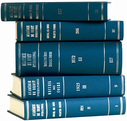 Recueil Des Cours 2016: Collected Courses