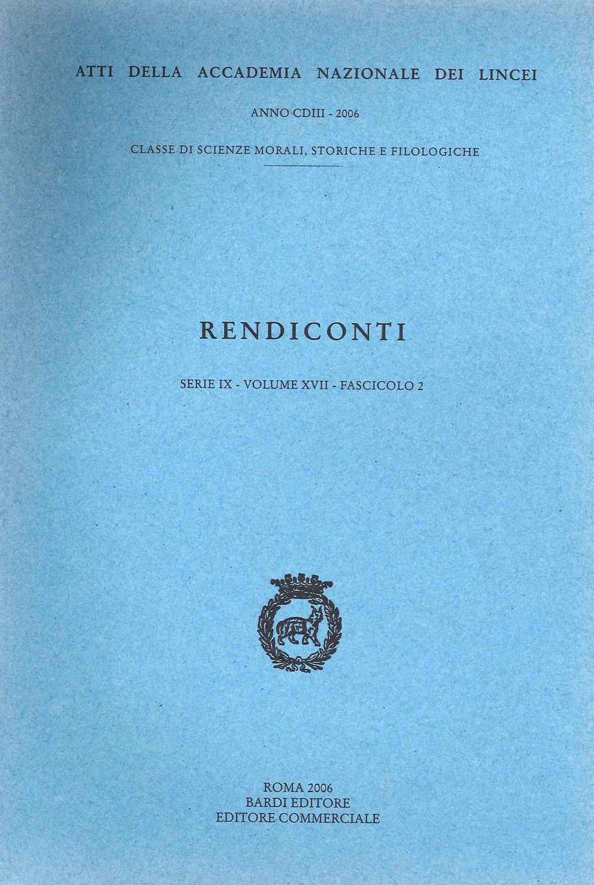 Rendiconti. Serie IX. Volume XVII. Fascicolo 2
