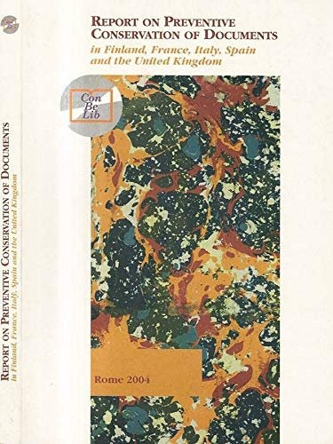 Report on Preventive Conservation of Document, in Finalnd, France, Italy, … | Immagine principale